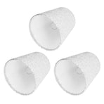 3Pcs Small Lamp Shades E14 Bright Surface Thin Lightweight High Transmittance Safe Design Table Lampshade