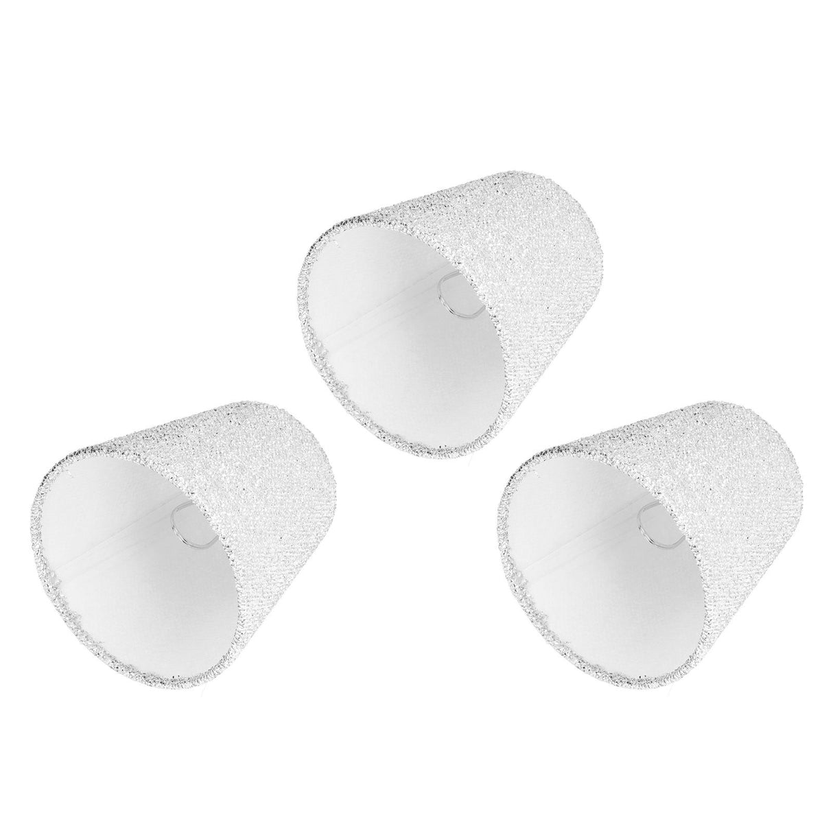 3Pcs Small Lamp Shades E14 Bright Surface Thin Lightweight High Transmittance Safe Design Table Lampshade