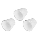 3Pcs Small Lamp Shades E14 Bright Surface Thin Lightweight High Transmittance Safe Design Table Lampshade - Rear View