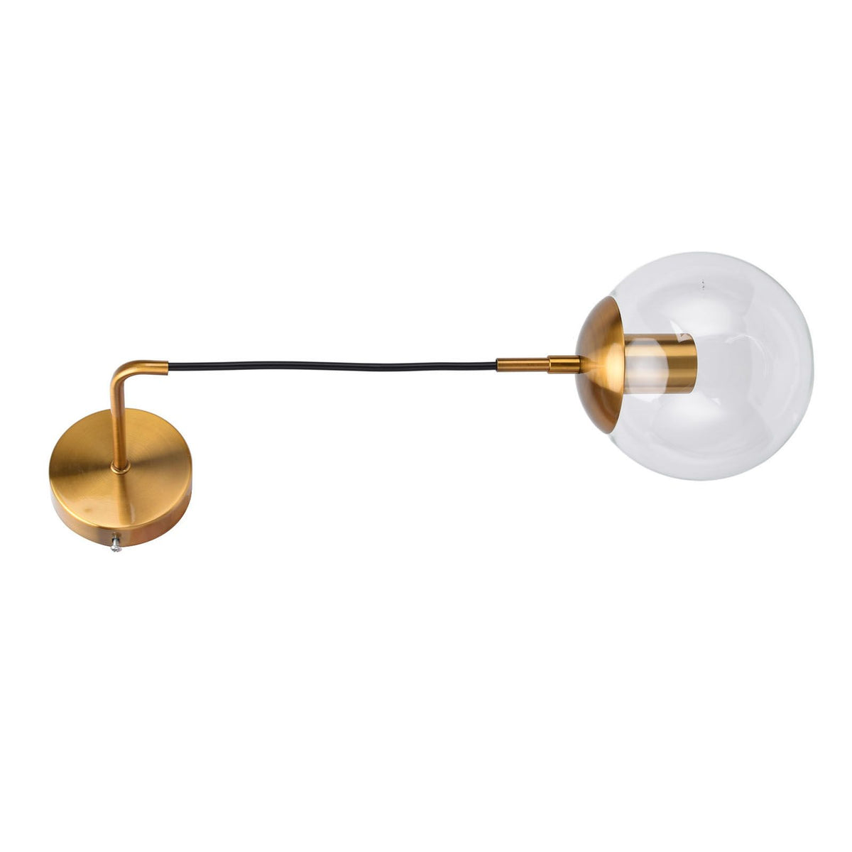Modern Retro Wall Lamp Decorative Minimalis Glass Ball E27 Wall Light for Living Room Bedroom Study 110‑240V