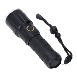 Rechargeable Flashlights USB Charging 5 Levels IPX4 Waterproof Wide Illumination Range Handheld Flashlight for Home - Low Angle