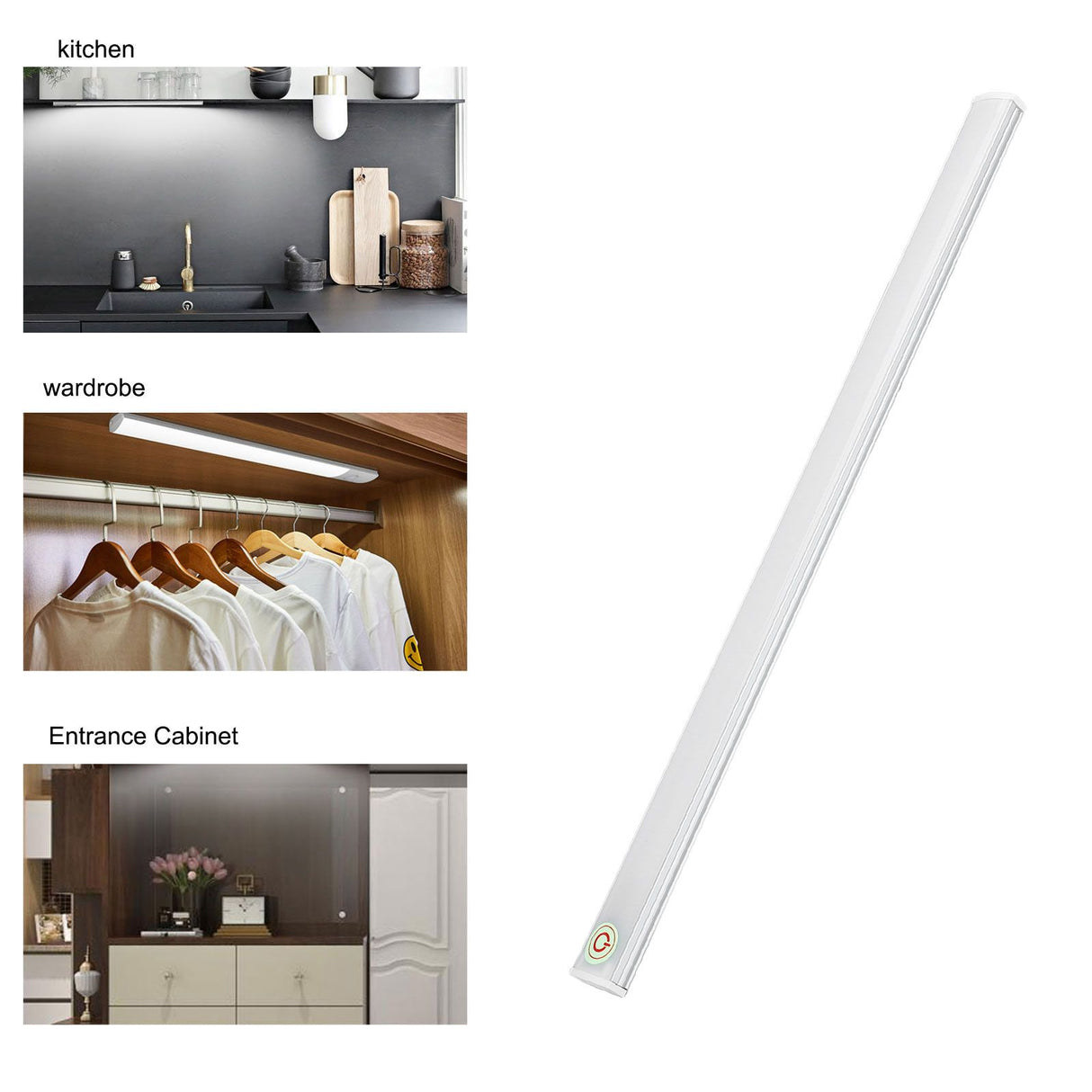 USB Reading Light Durable Easy Installation Uniform Soft Lighting Simple Fashionable Touch Lamp