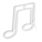 LED Neon Light Music Note Neon Night Light Concert Wall Lamp Party Wall Hanging Neon LampPink Light
