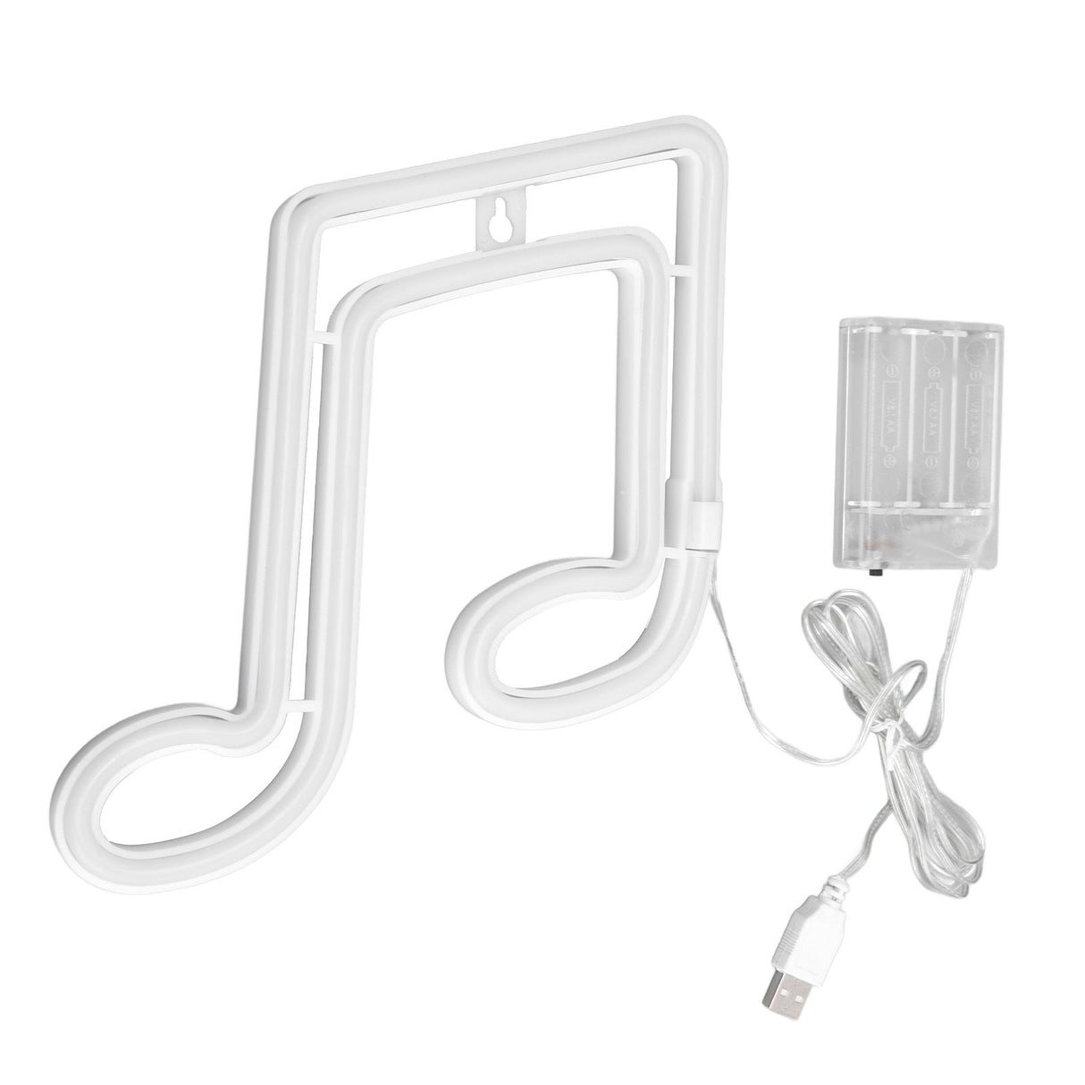LED Neon Light Music Note Neon Night Light Concert Wall Lamp Party Wall Hanging Neon LampPink Light