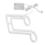 LED Neon Light Music Note Neon Night Light Concert Wall Lamp Party Wall Hanging Neon LampPink Light