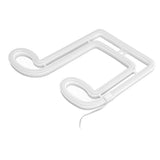 LED Neon Light Music Note Neon Night Light Concert Wall Lamp Party Wall Hanging Neon LampPink Light - Extra Image