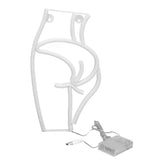Neon Light Female Model Interesting Shape Dual Power Supply Easy Carry LED Night Light for Bar KTVPink Light