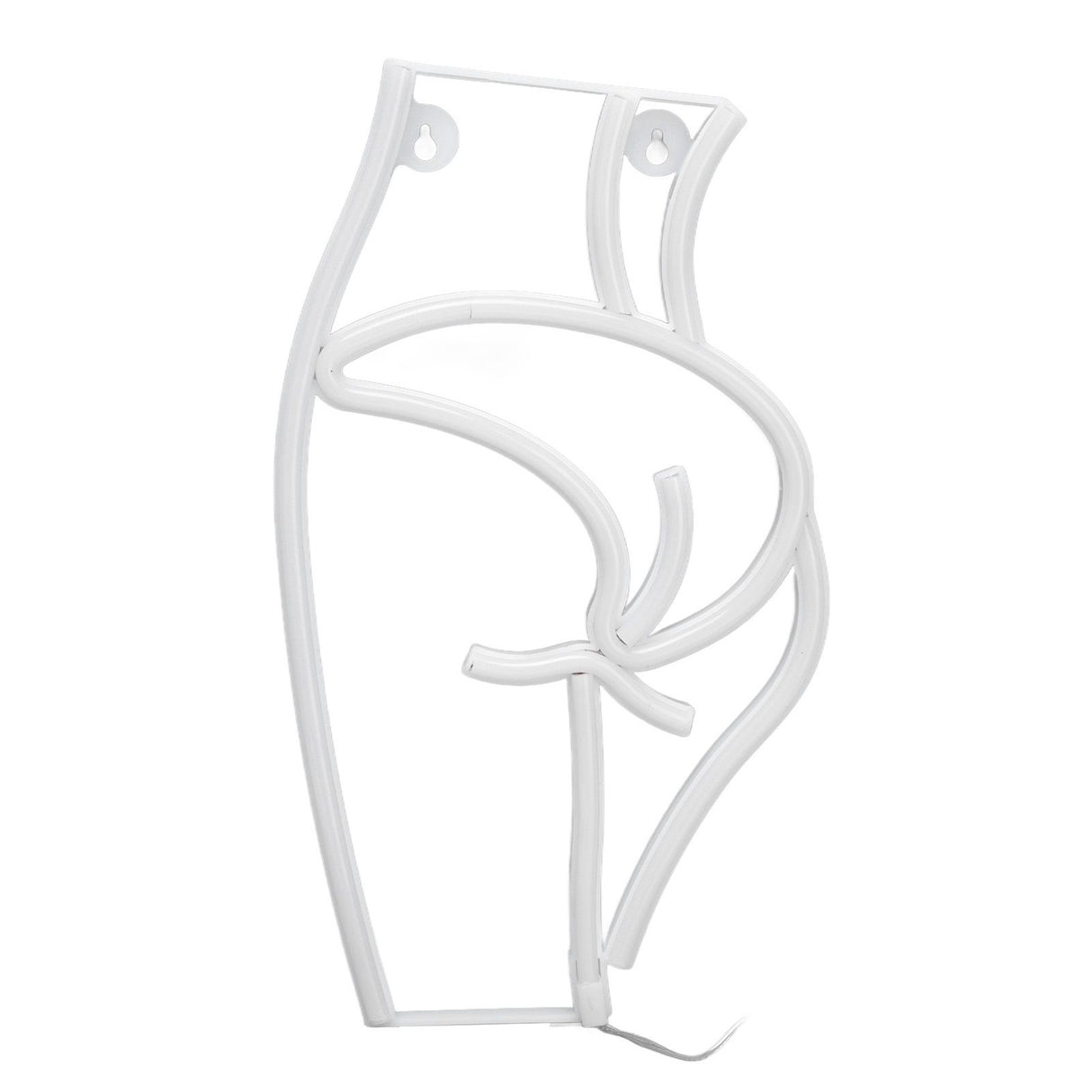 Neon Light Female Model Interesting Shape Dual Power Supply Easy Carry LED Night Light for Bar KTVPink Light