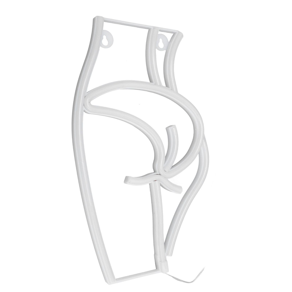Neon Light Female Model Interesting Shape Dual Power Supply Easy Carry LED Night Light for Bar KTVPink Light