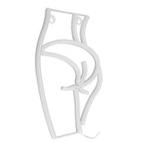 Neon Light Female Model Interesting Shape Dual Power Supply Easy Carry LED Night Light for Bar KTVPink Light