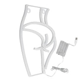 Neon Light Female Model Interesting Shape Dual Power Supply Easy Carry LED Night Light for Bar KTVPink Light - Extra Image