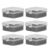 10PCS 4x4x2cm Lamp Holder Storage Box Portable Jewelry Storage Box Small Parts Medicine Storage Container - Front View