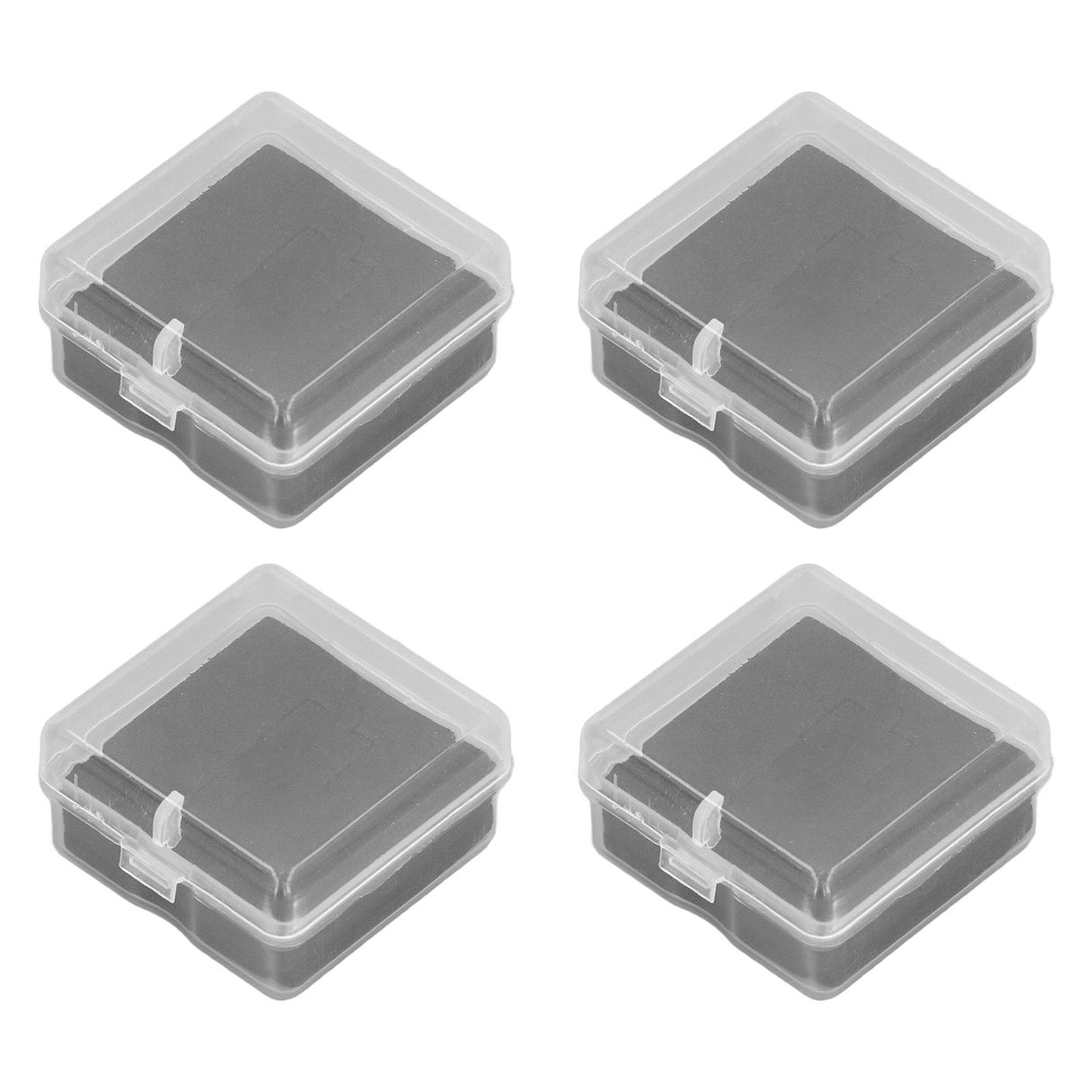 10PCS 4x4x2cm Lamp Holder Storage Box Portable Jewelry Storage Box Small Parts Medicine Storage Container