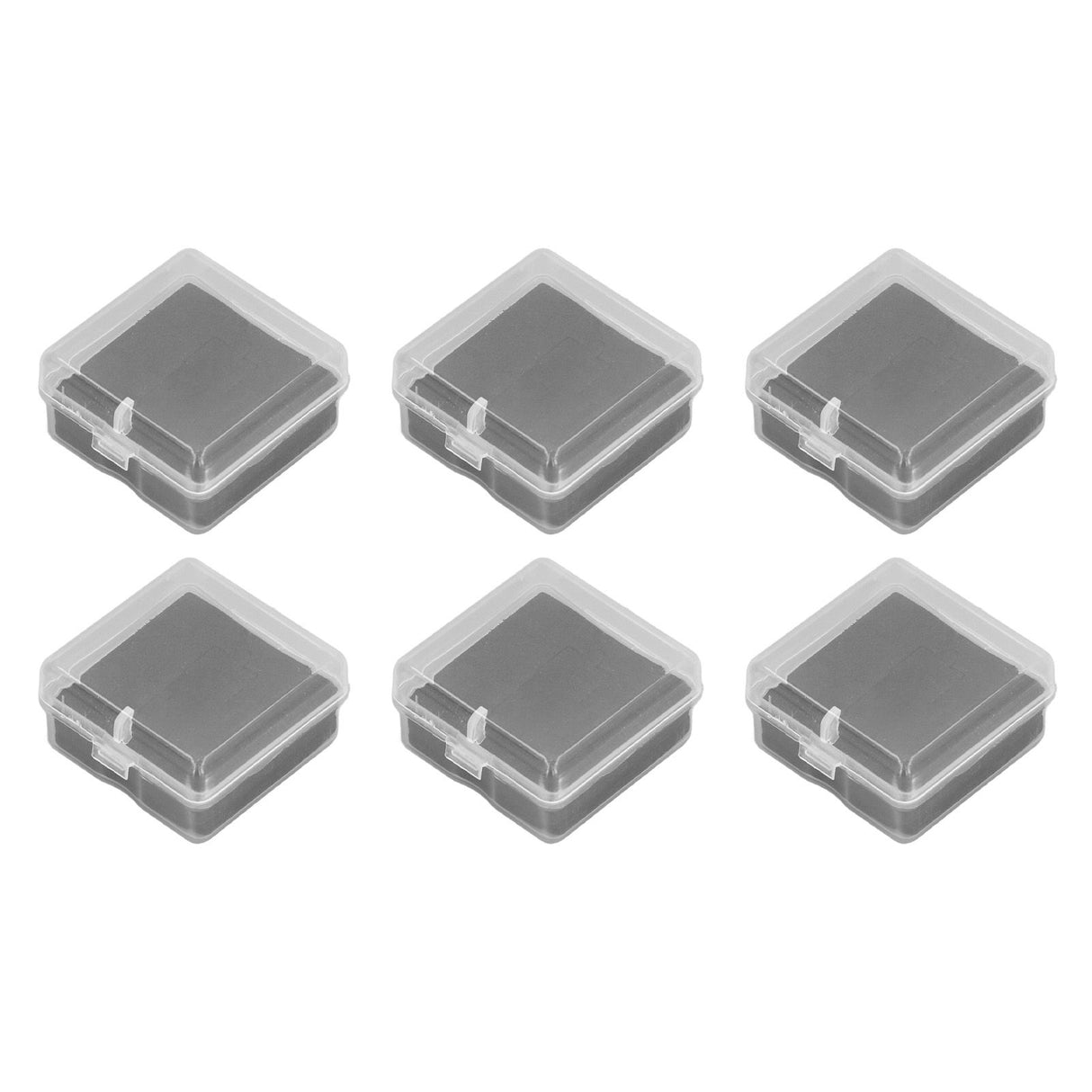 10PCS 4x4x2cm Lamp Holder Storage Box Portable Jewelry Storage Box Small Parts Medicine Storage Container