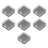 10PCS 4x4x2cm Lamp Holder Storage Box Portable Jewelry Storage Box Small Parts Medicine Storage Container - 45-Degree Angle
