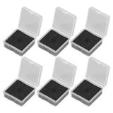 10PCS 4x4x2cm Lamp Holder Storage Box Portable Jewelry Storage Box Small Parts Medicine Storage Container - Close-Up Angle