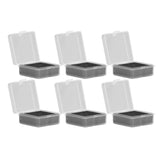 10PCS 4x4x2cm Lamp Holder Storage Box Portable Jewelry Storage Box Small Parts Medicine Storage Container