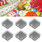 10PCS 4x4x2cm Lamp Holder Storage Box Portable Jewelry Storage Box Small Parts Medicine Storage Container