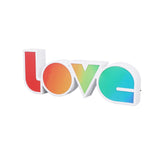 Love Letter Night Light Hangable Decorative Desktop LED Neon Lamp for Wedding Party BedroomGradients - Side View