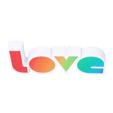 Love Letter Night Light Hangable Decorative Desktop LED Neon Lamp for Wedding Party BedroomGradients - Top-Down View