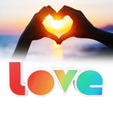 Love Letter Night Light Hangable Decorative Desktop LED Neon Lamp for Wedding Party BedroomGradients