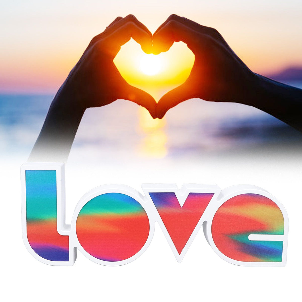 Love Letter Night Light Hangable Decorative Desktop LED Neon Lamp for Wedding Party BedroomRendering