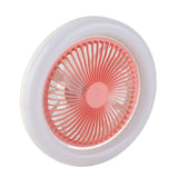 Ceiling Fan Light Small E27 30W Silent Adjustable LED Fan Lamp for Kids Room Bedroom 85‑265V