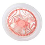 Ceiling Fan Light Small E27 30W Silent Adjustable LED Fan Lamp for Kids Room Bedroom 85‑265V