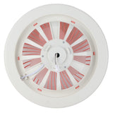 Ceiling Fan Light Small E27 30W Silent Adjustable LED Fan Lamp for Kids Room Bedroom 85‑265V - Low Angle