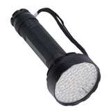 UV Flashlight 100 LED Beads 395nm Easy Use Excellent Performance Anti Slip Treatment Fluorescent Detection Supplies - Rear View