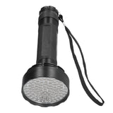 UV Flashlight 100 LED Beads 395nm Easy Use Excellent Performance Anti Slip Treatment Fluorescent Detection Supplies - Low Angle
