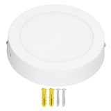 LED Ceiling Light 12W High Brightness Soft Light Ultra Thin 6500K White Light Surfaces Mounted Lighting Fixture 85‑265V