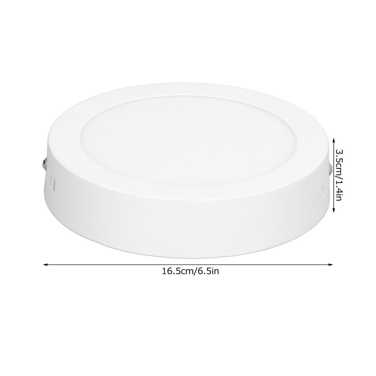LED Ceiling Light 12W High Brightness Soft Light Ultra Thin 6500K White Light Surfaces Mounted Lighting Fixture 85‑265V