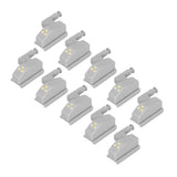 10pcs LED Cabinet Inner Hinge Sensor Light Bedroom Closet Wardrobe Cupboard Night Light - Side View