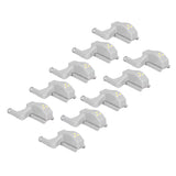 10pcs LED Cabinet Inner Hinge Sensor Light Bedroom Closet Wardrobe Cupboard Night Light