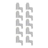 10pcs LED Cabinet Inner Hinge Sensor Light Bedroom Closet Wardrobe Cupboard Night Light - Close-Up Angle