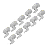 10pcs LED Cabinet Inner Hinge Sensor Light Bedroom Closet Wardrobe Cupboard Night Light
