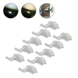 10pcs LED Cabinet Inner Hinge Sensor Light Bedroom Closet Wardrobe Cupboard Night Light