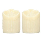 2pcs Flameless Candles Lamp Simulation LED Candle Light for Dating Wedding Proposal