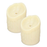 2pcs Flameless Candles Lamp Simulation LED Candle Light for Dating Wedding Proposal