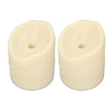 2pcs Flameless Candles Lamp Simulation LED Candle Light for Dating Wedding Proposal