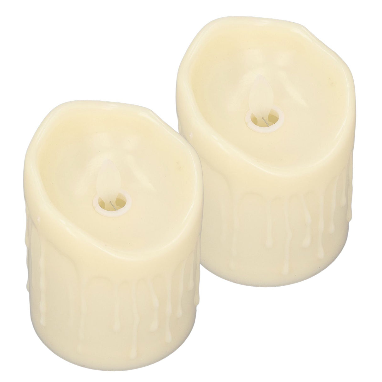 2pcs Flameless Candles Lamp Simulation LED Candle Light for Dating Wedding Proposal
