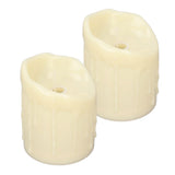 2pcs Flameless Candles Lamp Simulation LED Candle Light for Dating Wedding Proposal