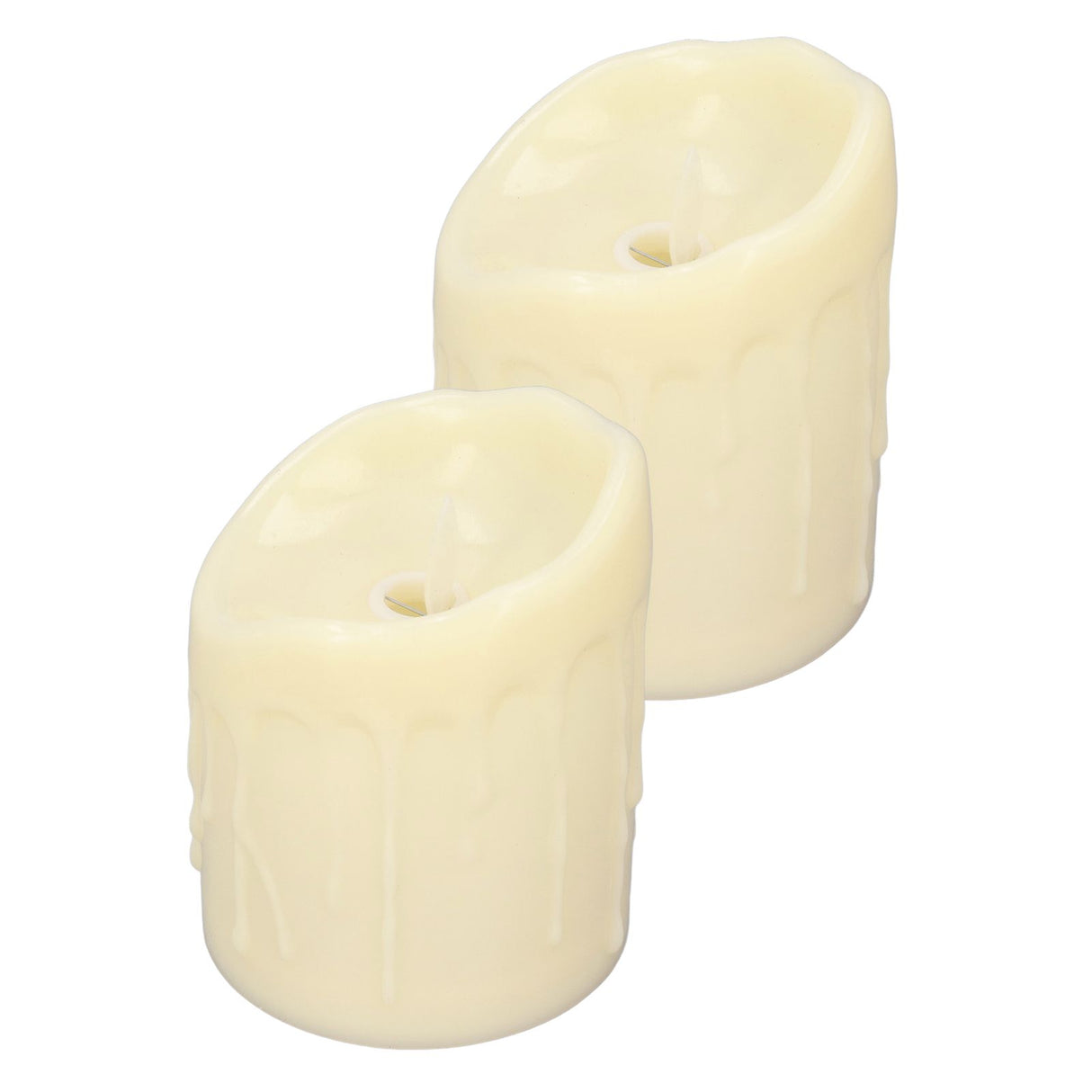 2pcs Flameless Candles Lamp Simulation LED Candle Light for Dating Wedding Proposal