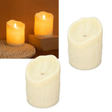 2pcs Flameless Candles Lamp Simulation LED Candle Light for Dating Wedding Proposal - Extra Image
