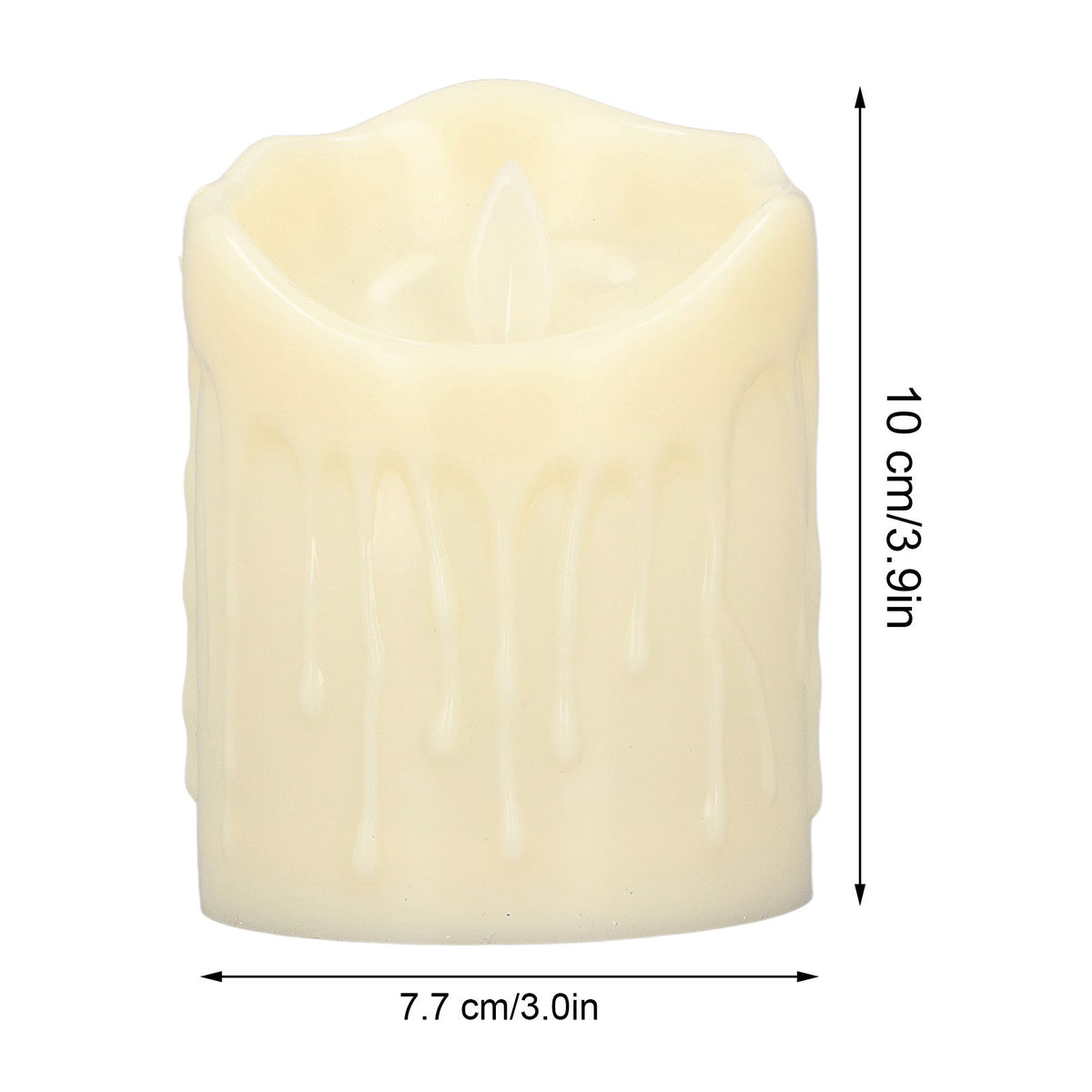 2pcs Flameless Candles Lamp Simulation LED Candle Light for Dating Wedding Proposal