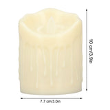 2pcs Flameless Candles Lamp Simulation LED Candle Light for Dating Wedding Proposal - Extra Image