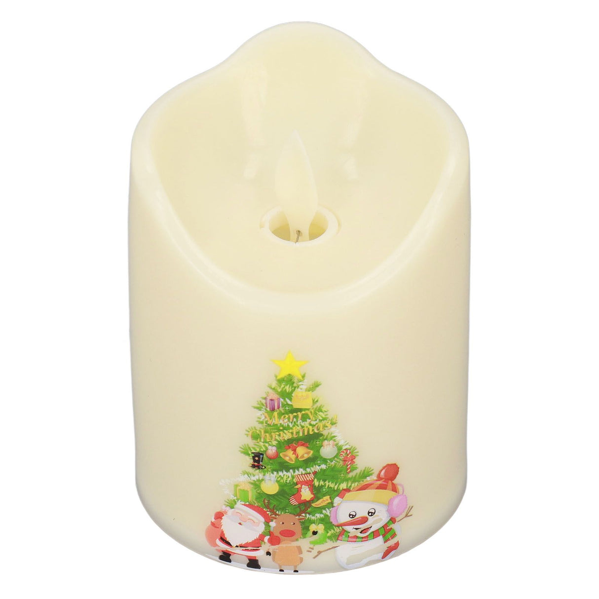 LED Candle Light Battery Powered Flameless Simulation Christmas Decoration Lamp BZ2863‑W‑2