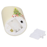 LED Candle Light Battery Powered Flameless Simulation Christmas Decoration Lamp BZ2863‑W‑2 - Top-Down View