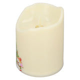 LED Candle Light Battery Powered Flameless Simulation Christmas Decoration Lamp BZ2863‑W‑2 - Rear View